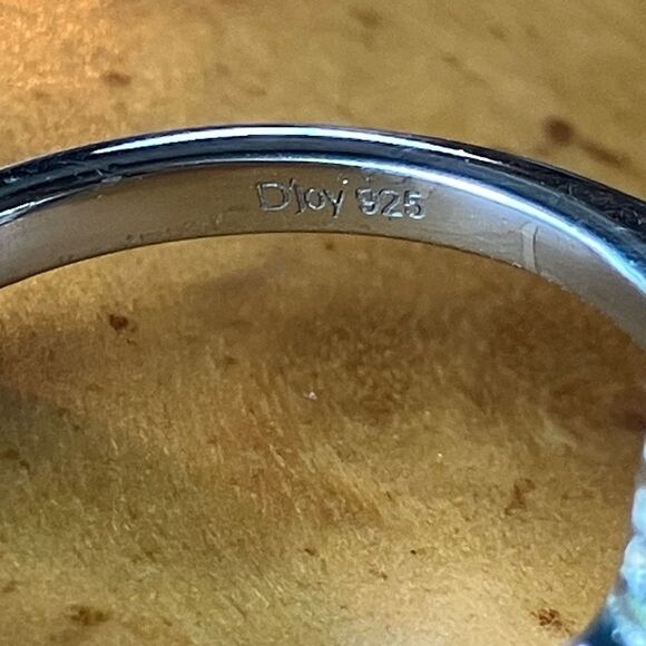 Moroccan Amethyst Red Garnet Sterling Silver Ring Size 8 - Picture 6 of 9